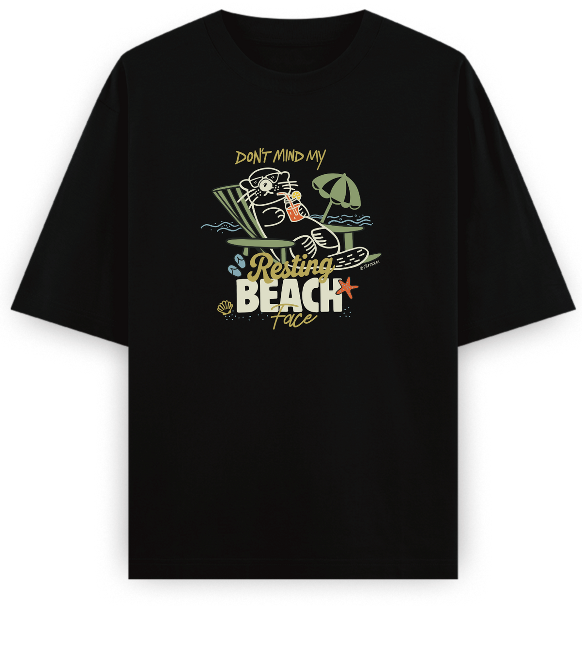 Beach Face - Basic Oversized