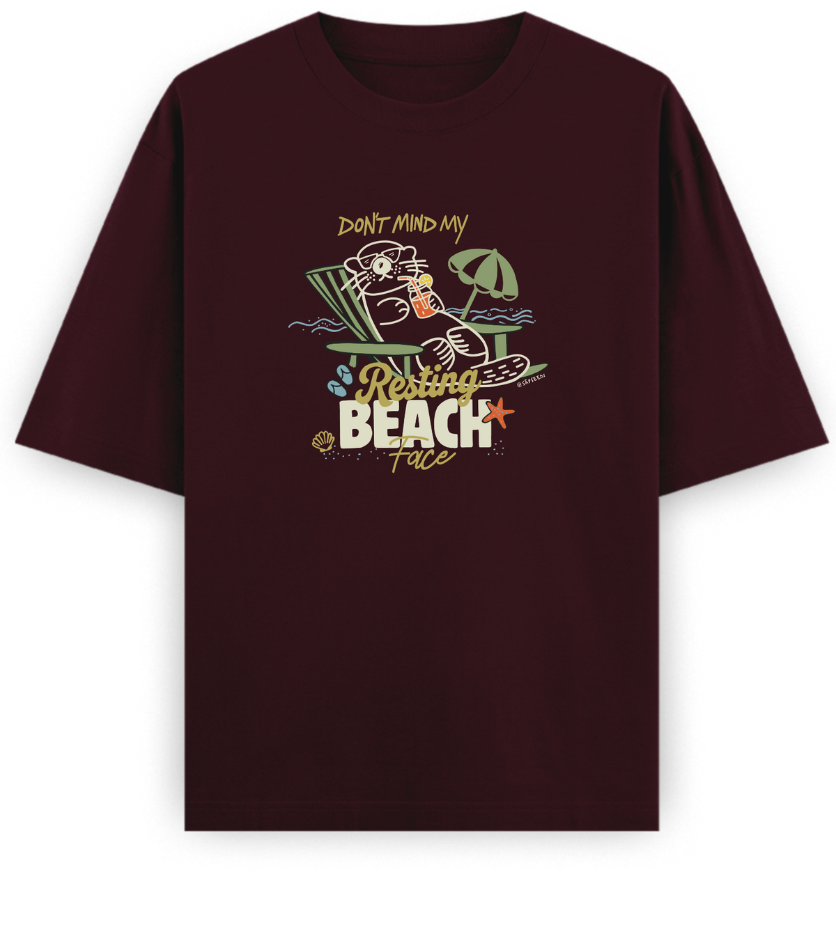 Beach Face - Basic Oversized