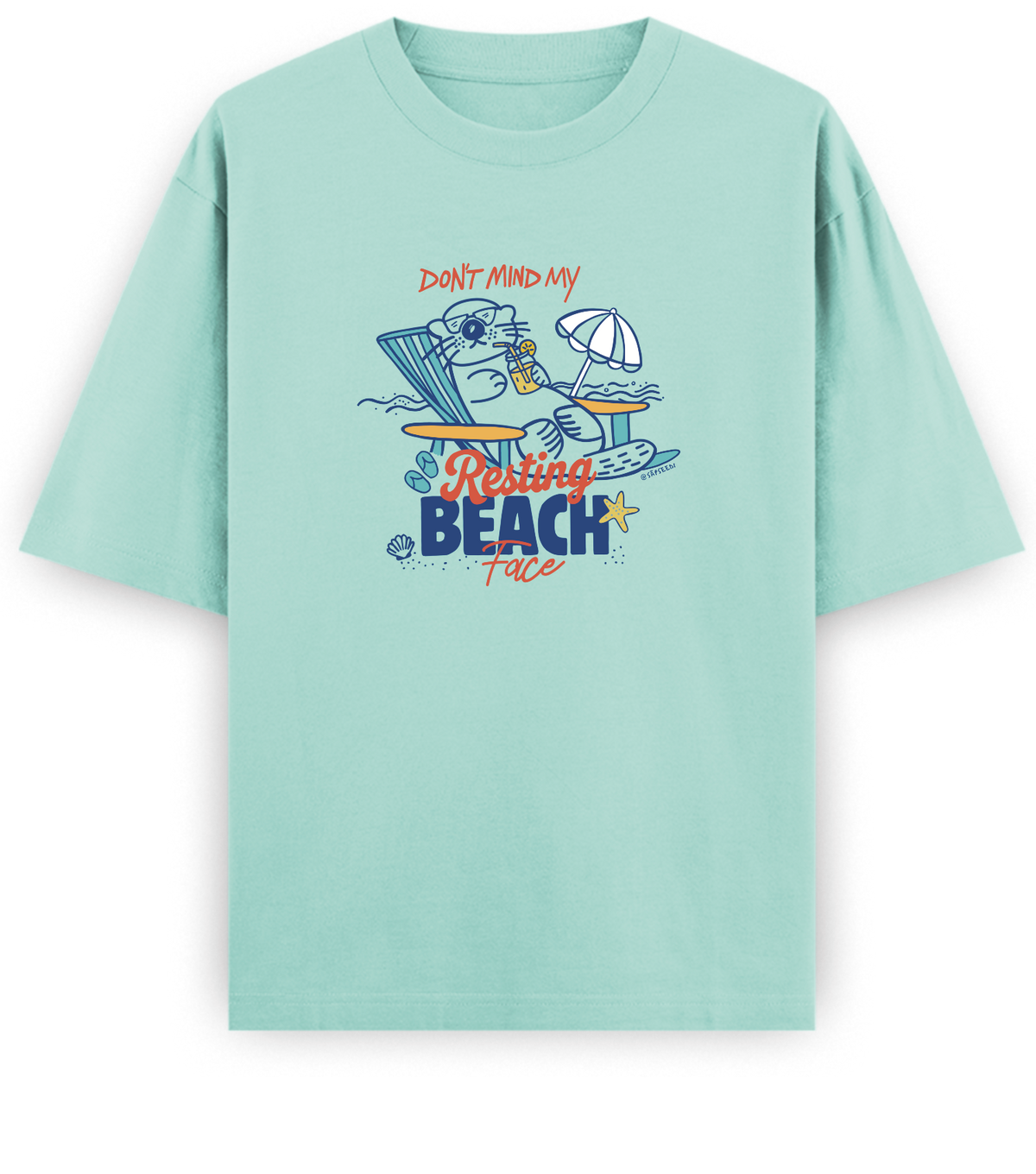 Beach Face - Basic Oversized