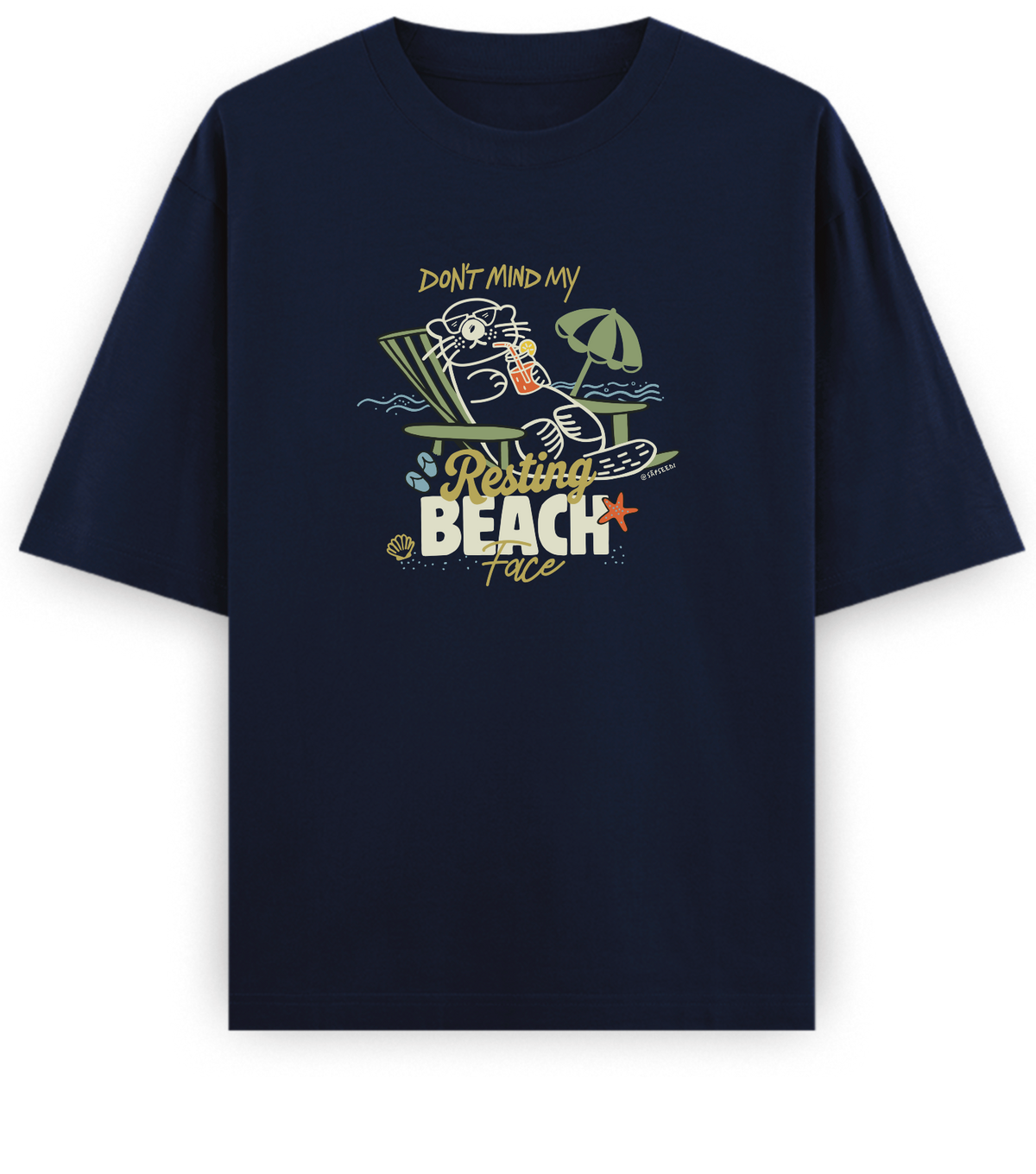 Beach Face - Basic Oversized
