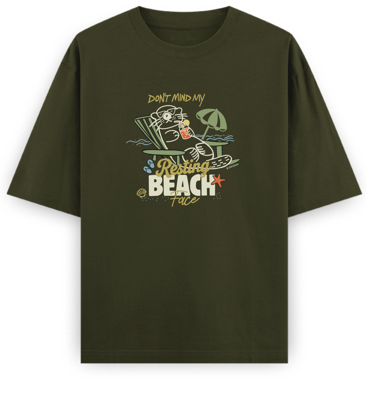 Beach Face - Basic Oversized
