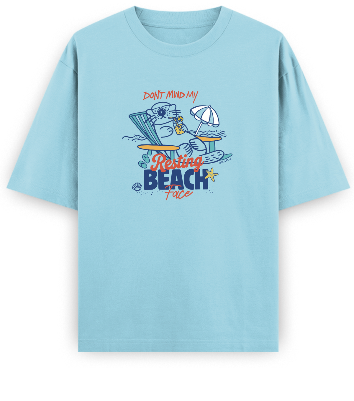 Beach Face - Basic Oversized