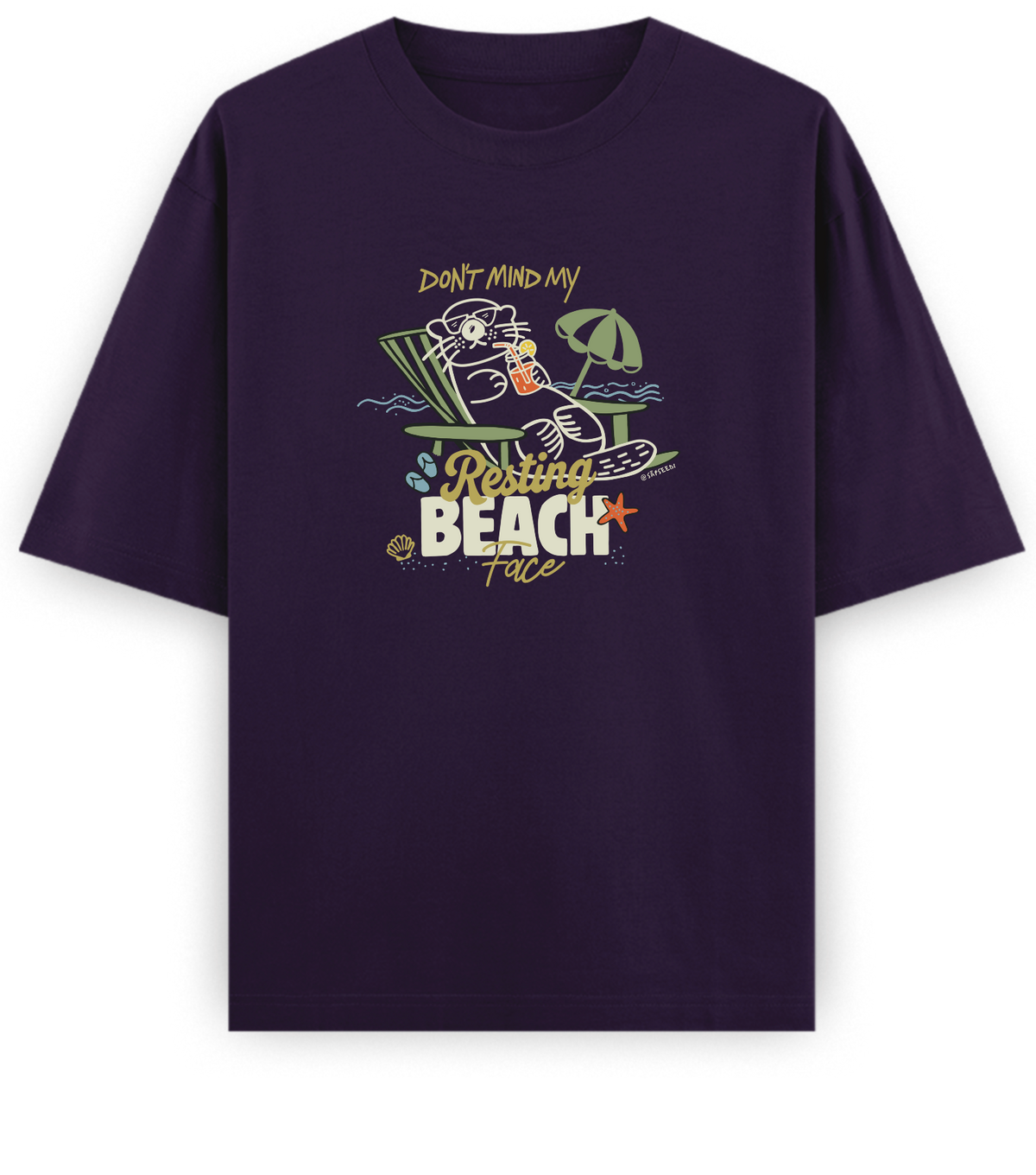 Beach Face - Basic Oversized