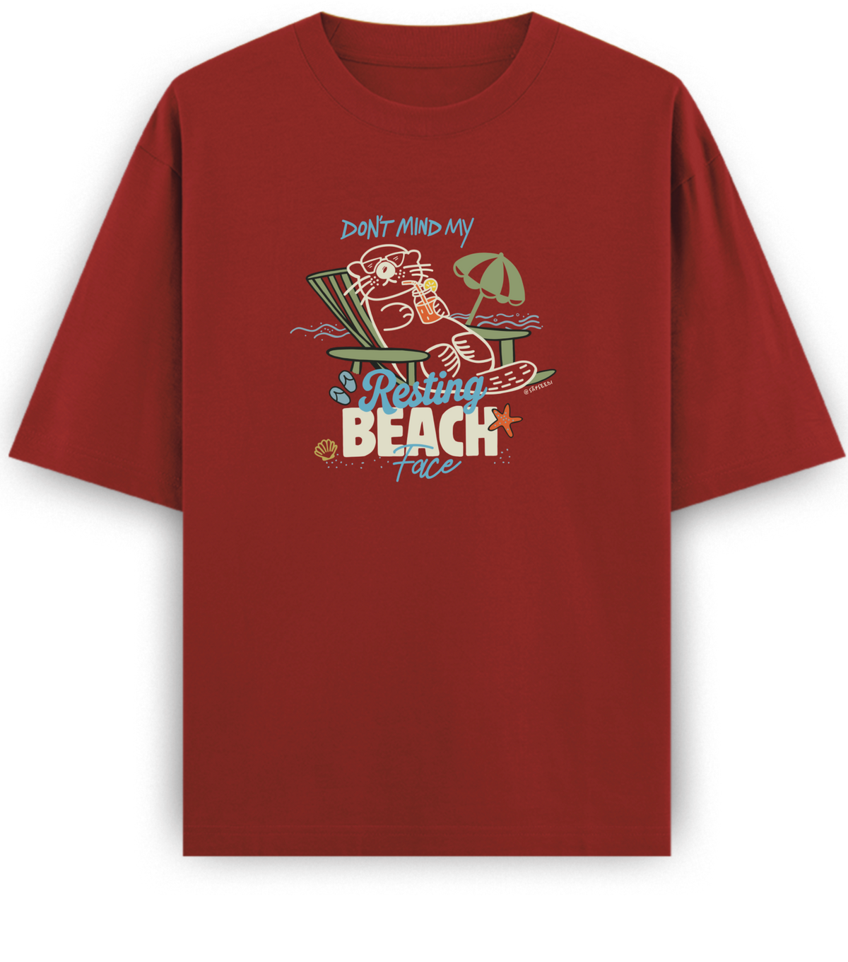 Beach Face - Basic Oversized