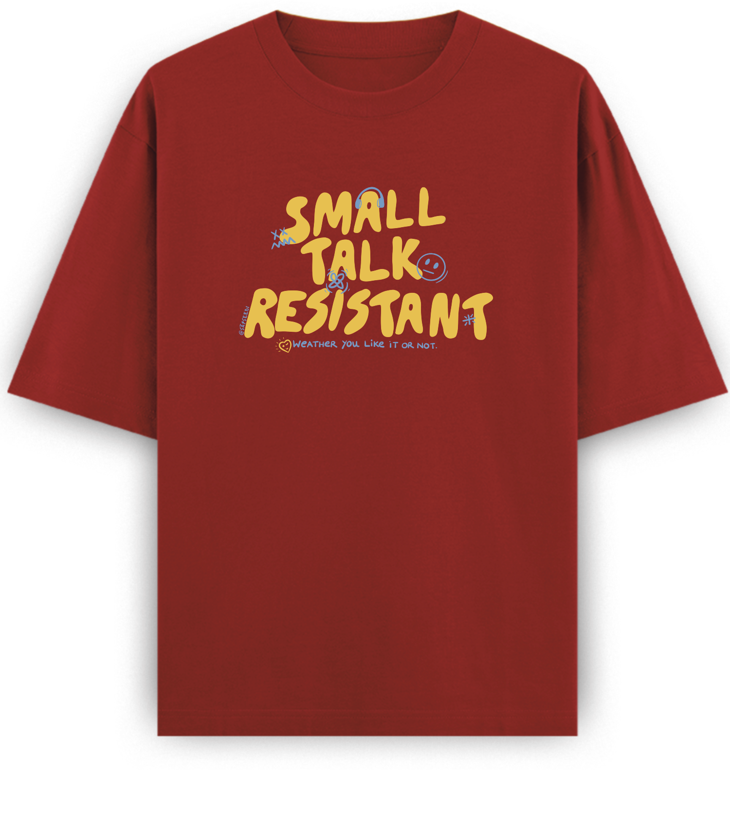Small Talk Resistant - Red