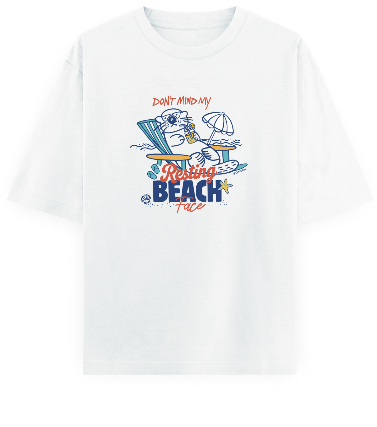 Beach Face - Basic Oversized