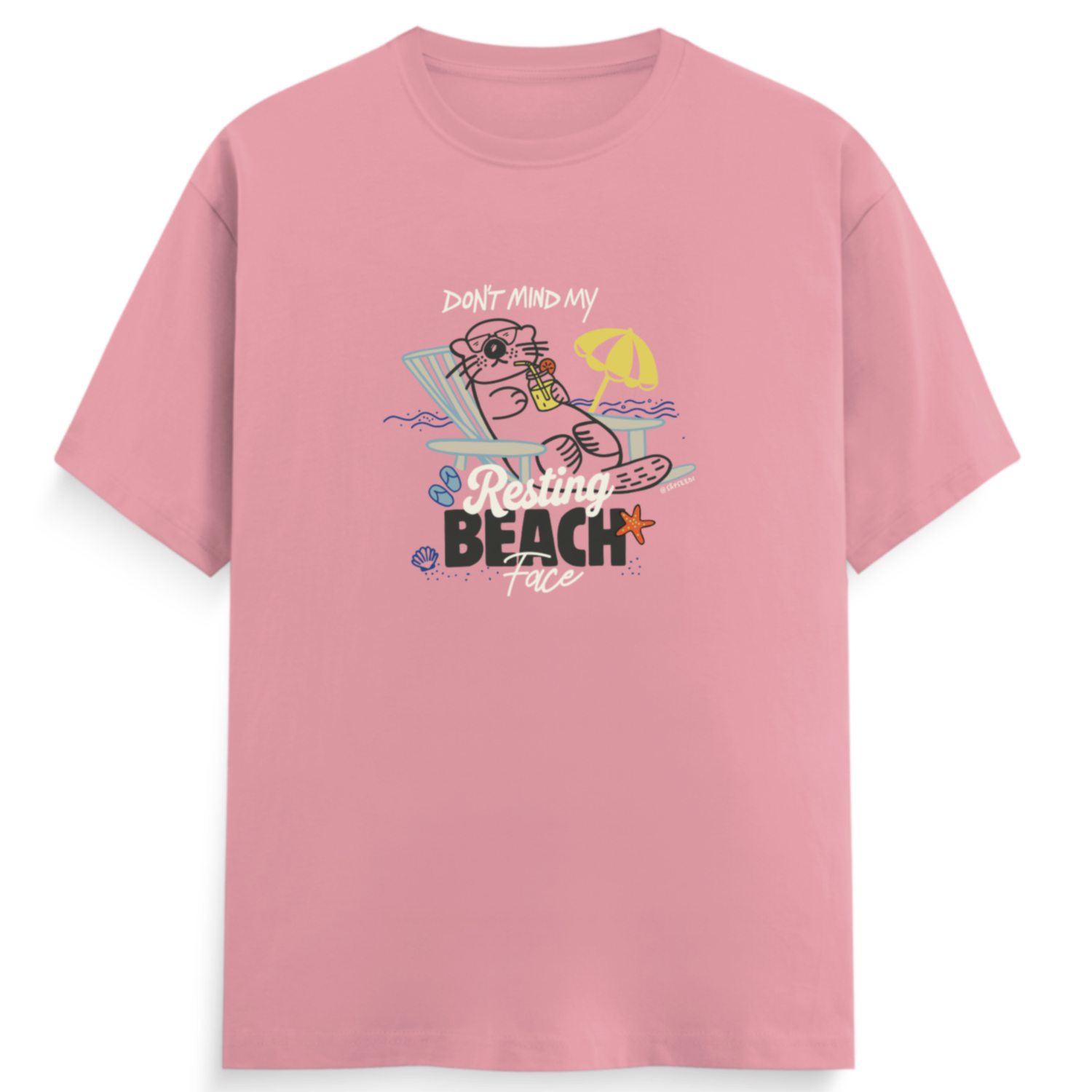 Beach Face - Flamingo