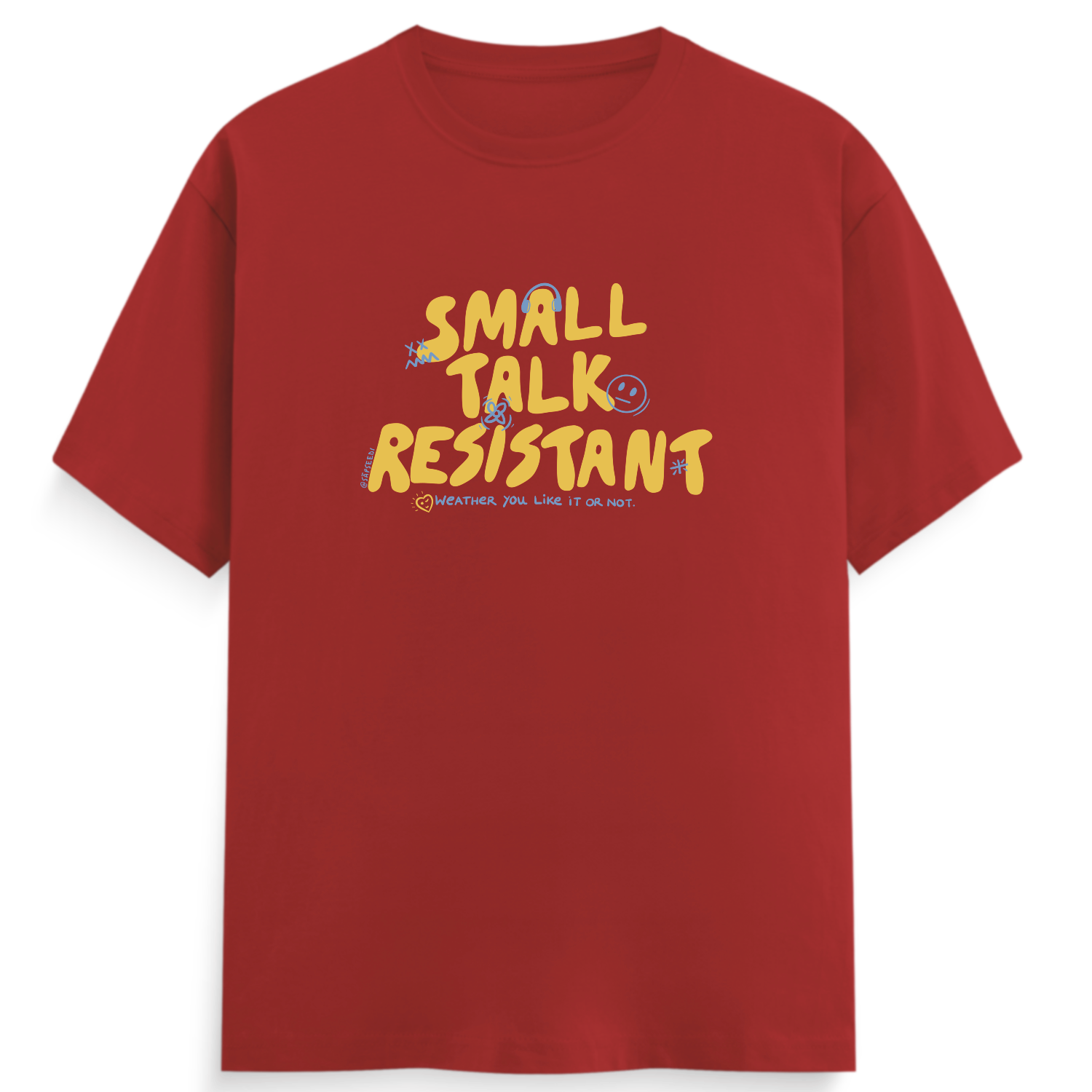 Small Talk Resistant - Red