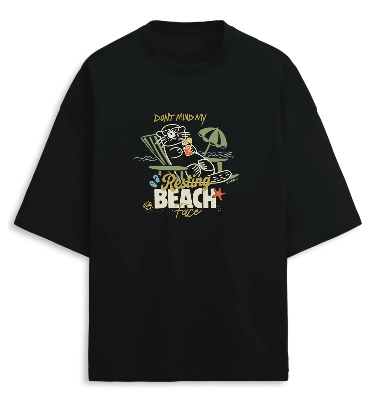 Beach Face - Premium Oversized