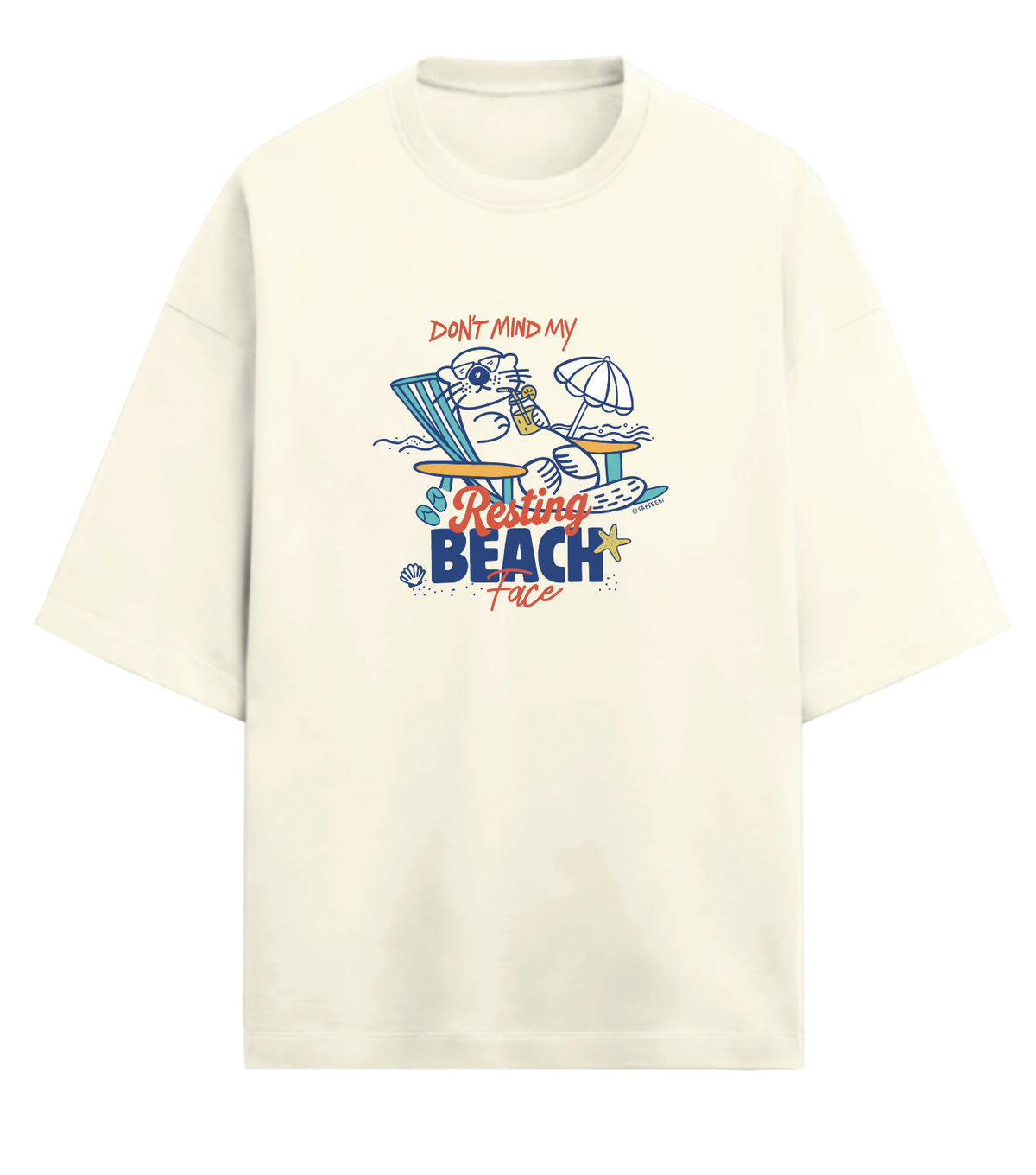 Beach Face - Premium Oversized