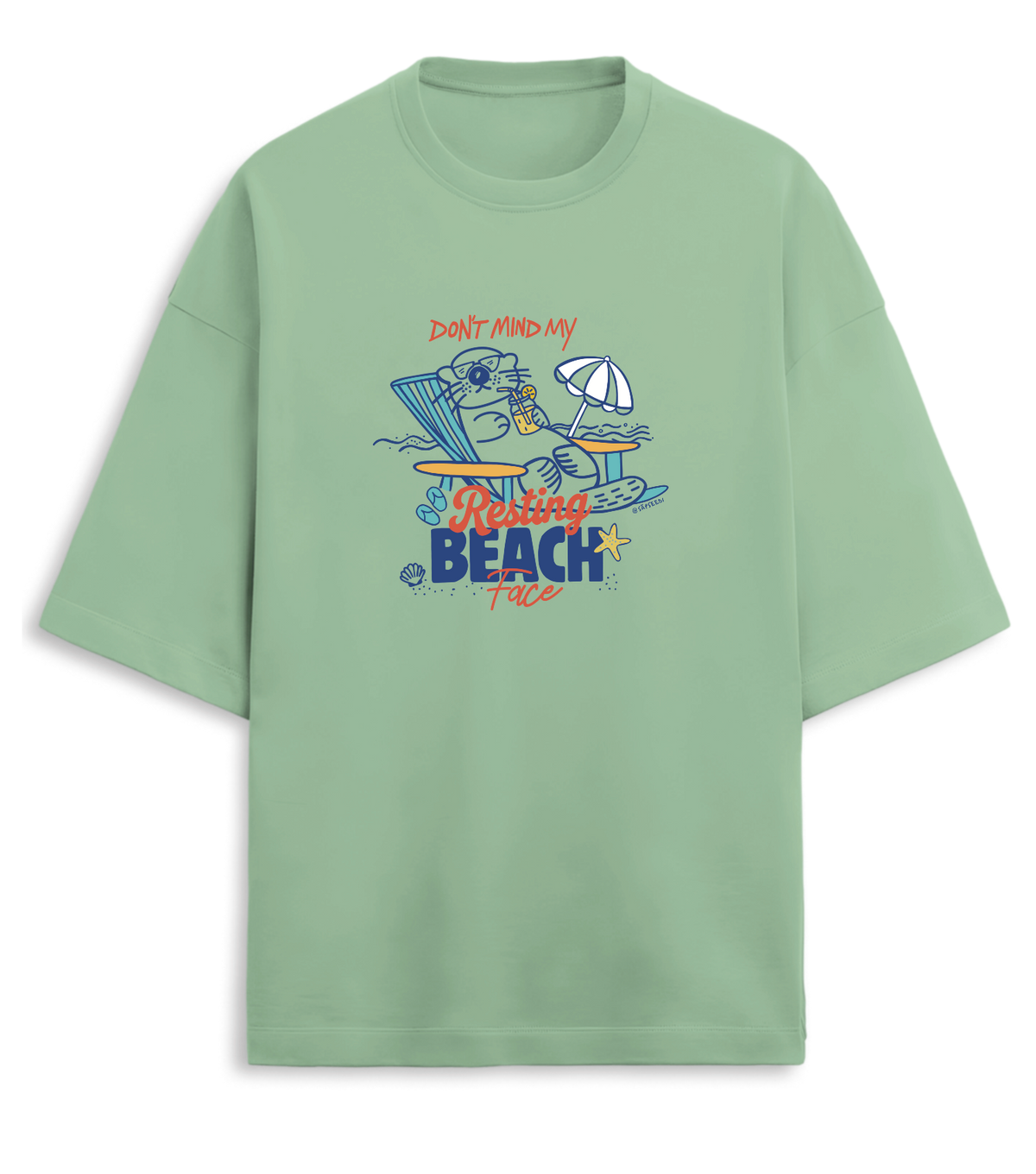 Beach Face - Premium Oversized