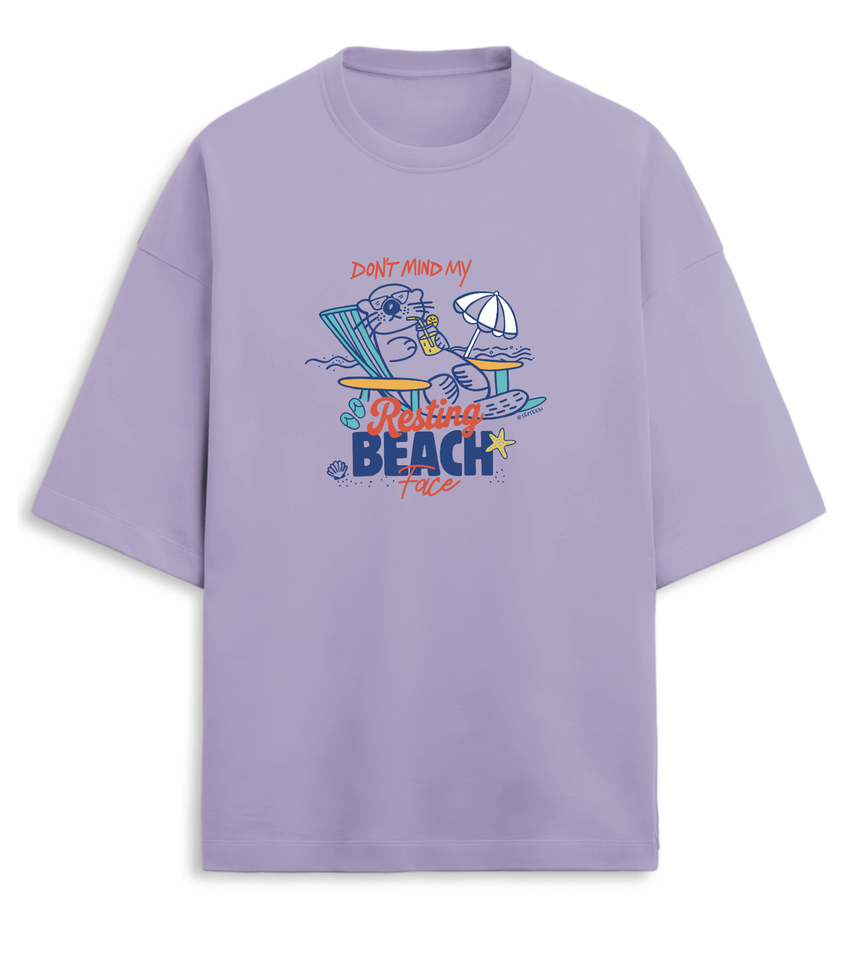 Beach Face - Premium Oversized