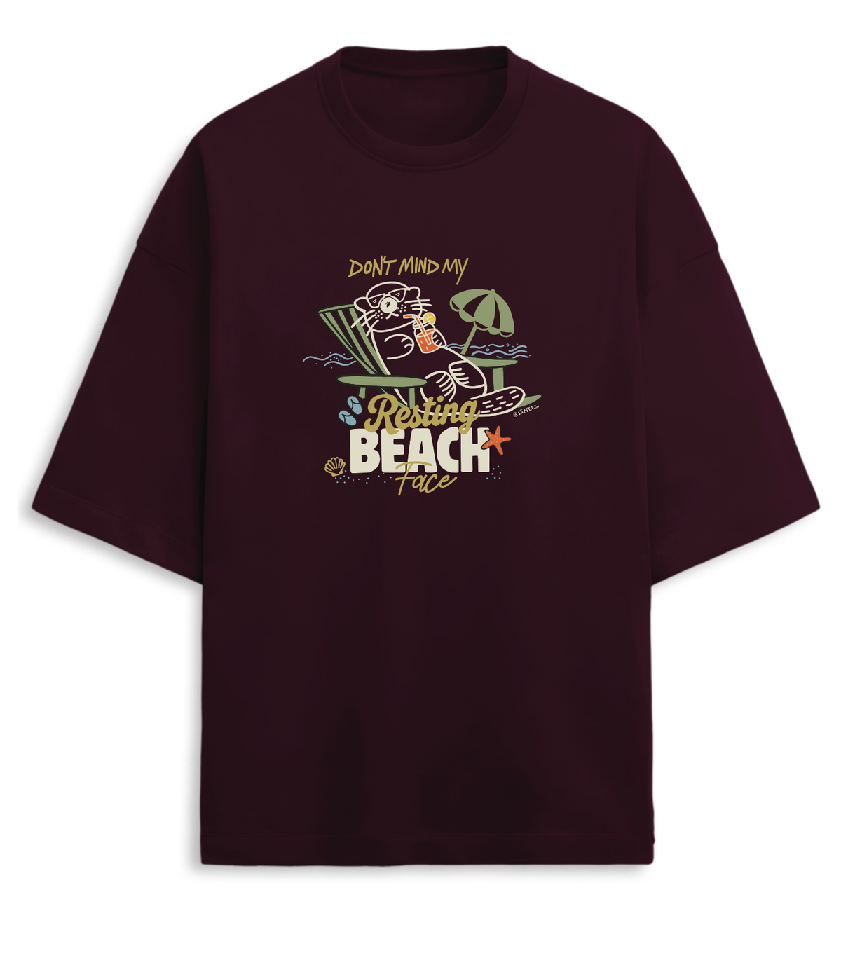 Beach Face - Premium Oversized