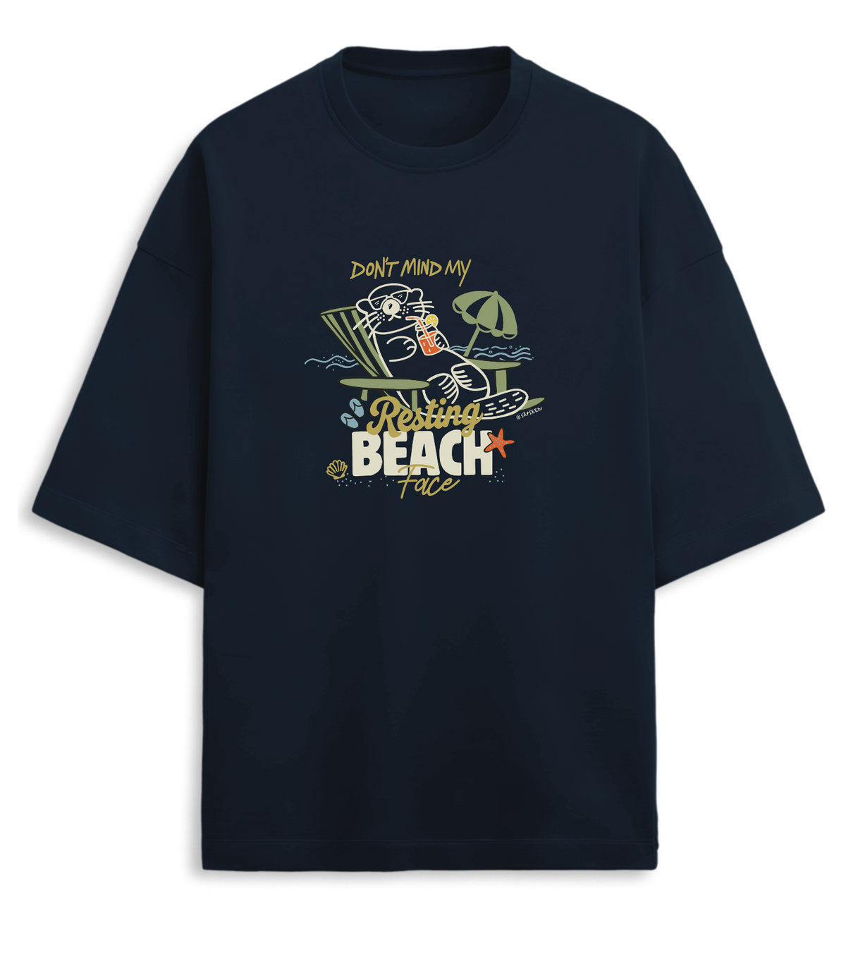 Beach Face - Premium Oversized