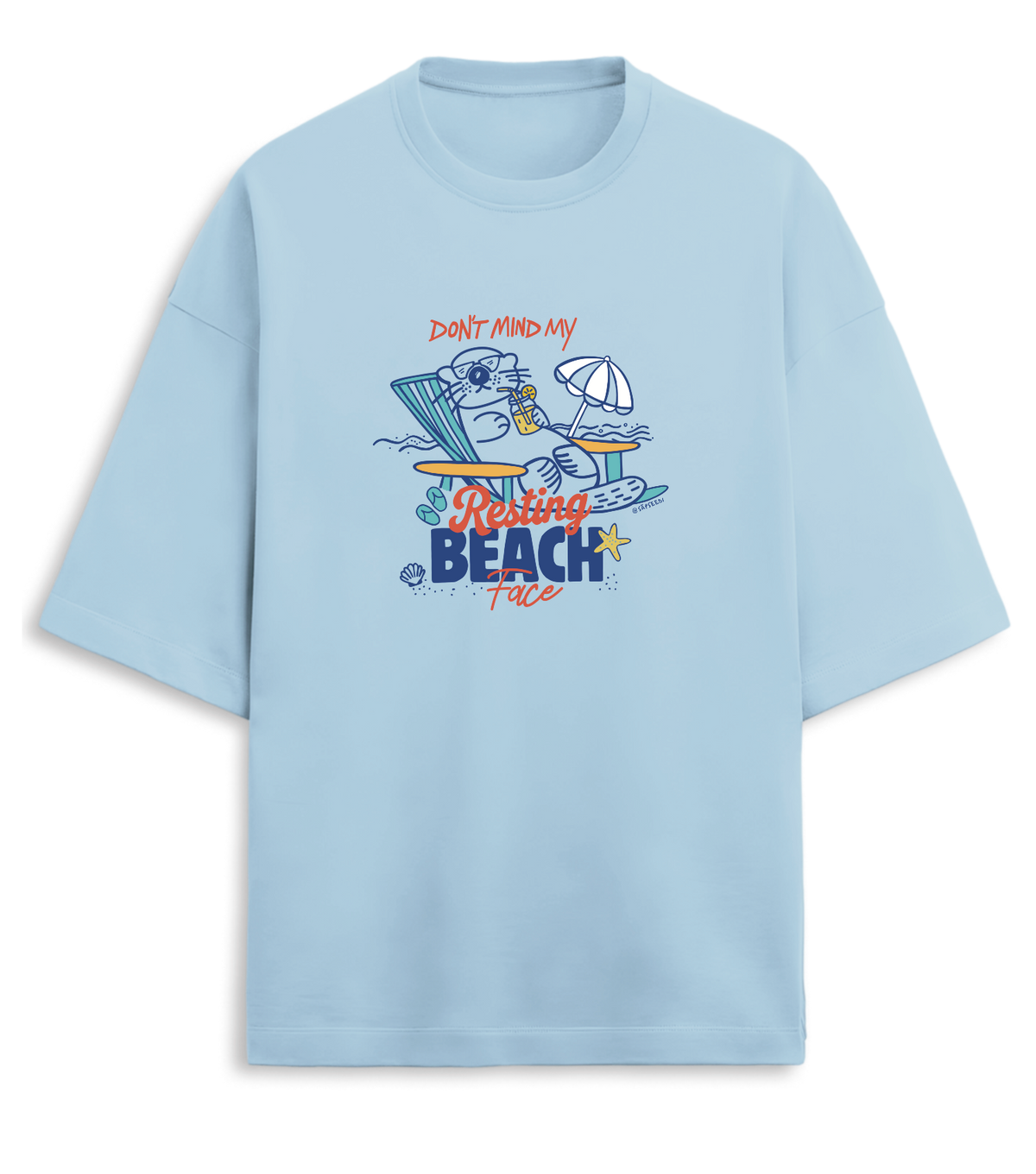 Beach Face - Premium Oversized