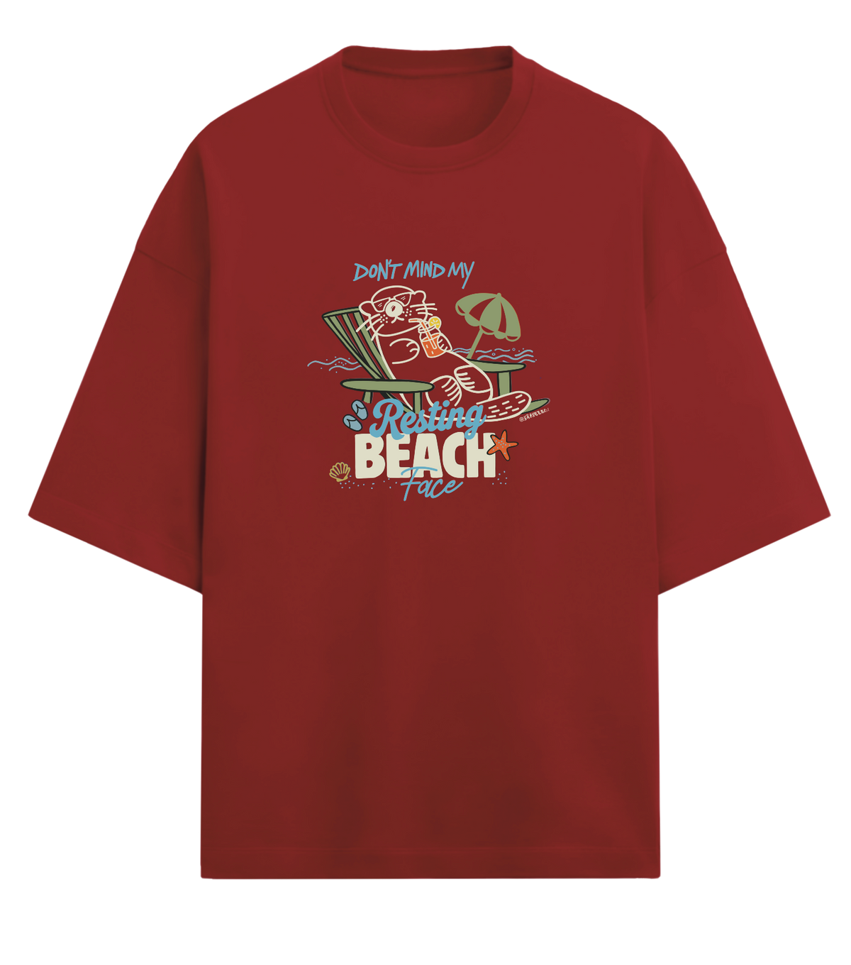 Beach Face - Premium Oversized