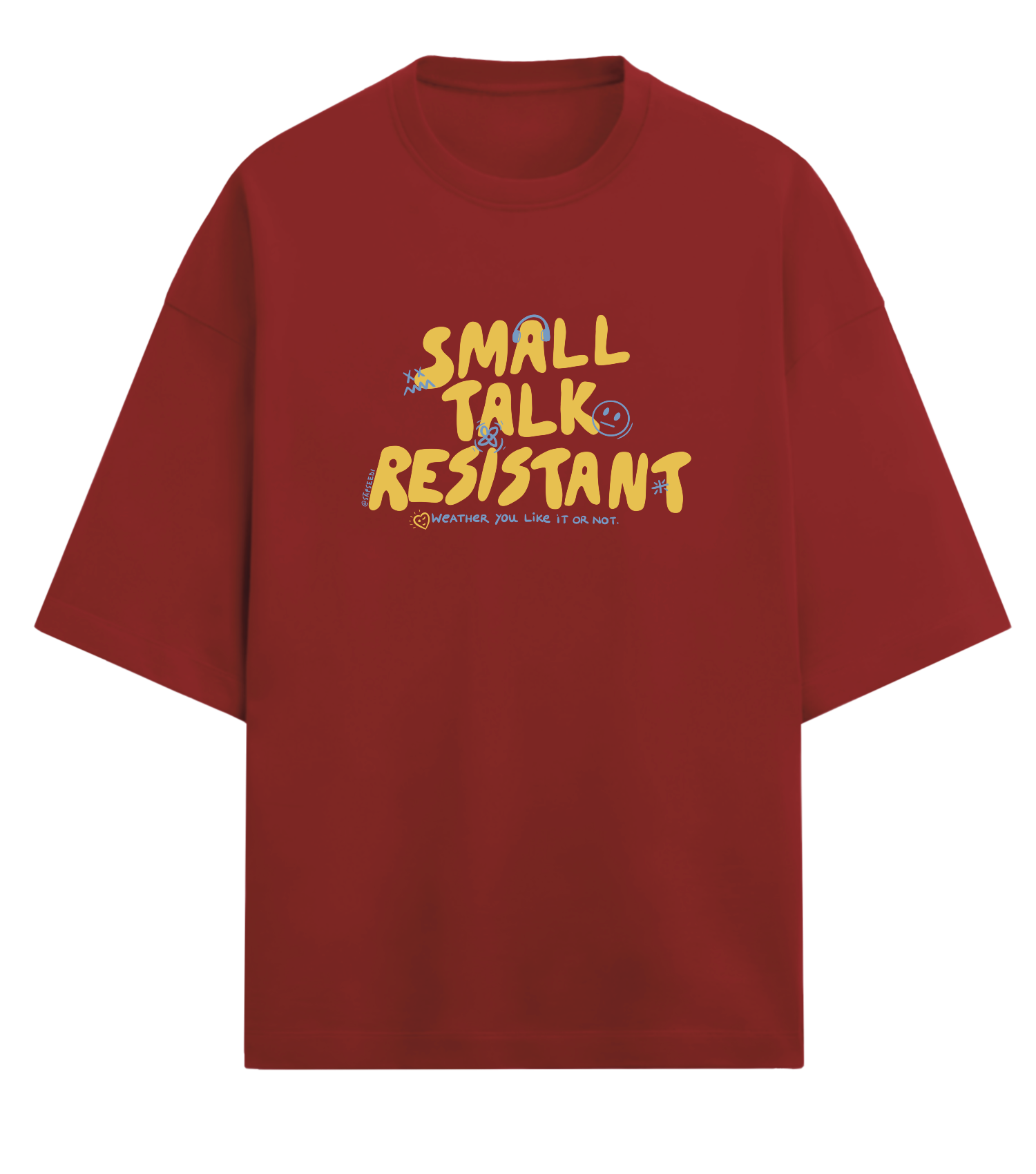 Small Talk T-shirt - Premium Oversized