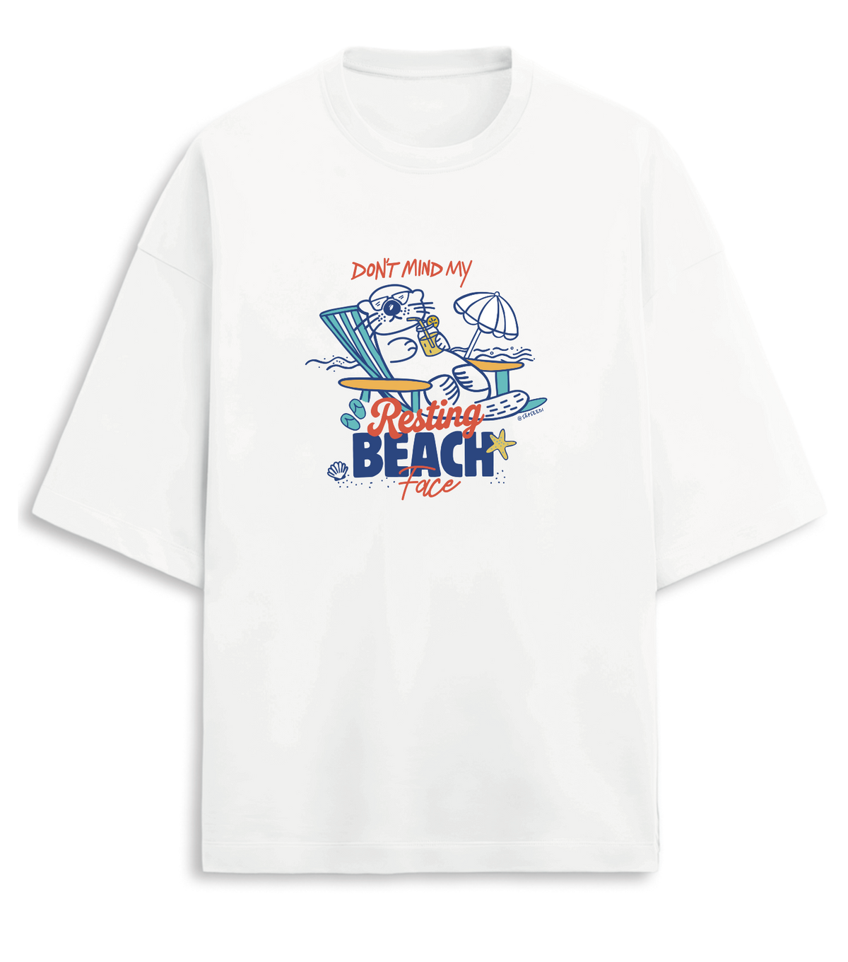 Beach Face - Premium Oversized